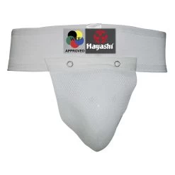 Hayashi WKF Approved Groin Guard White