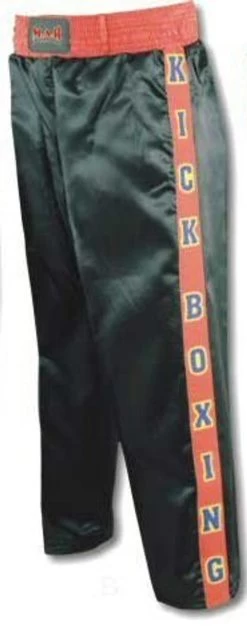MAR Polyester Satin Trousers Kickboxing Down Leg Kids Sizes