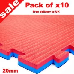 Pack Of Ten Reversible 20mm Jigsaw Mats