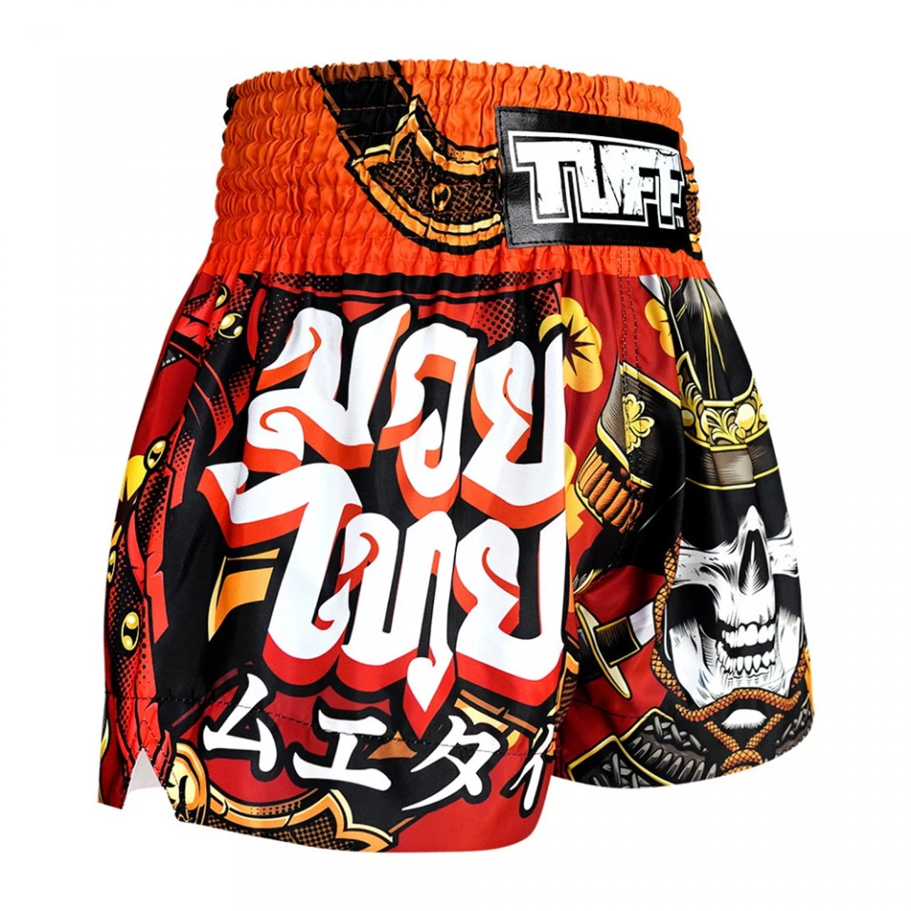 TUFF Muay Thai Shorts Samurai Skull 4 TUFF Muay Thai Shorts Samurai Skull - Image 4