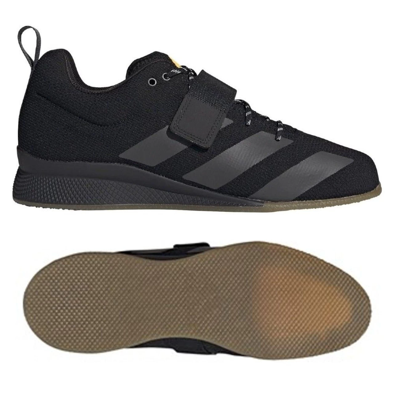 Adidas Adipower Weightlifting Shoes II Black Grey 1 Adidas Adipower Weightlifting Shoes II Black Grey