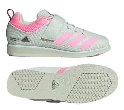 Adidas Powerlift 5 Green Pink Maroon Weightlifting Shoes