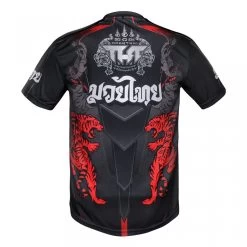 TUFF T Shirt Black Double Tiger With Thai Mythical Forest Creatures -Boxing & Martial Arts Equipment Shop 3jgy0tl4s1y 95470.1659094302