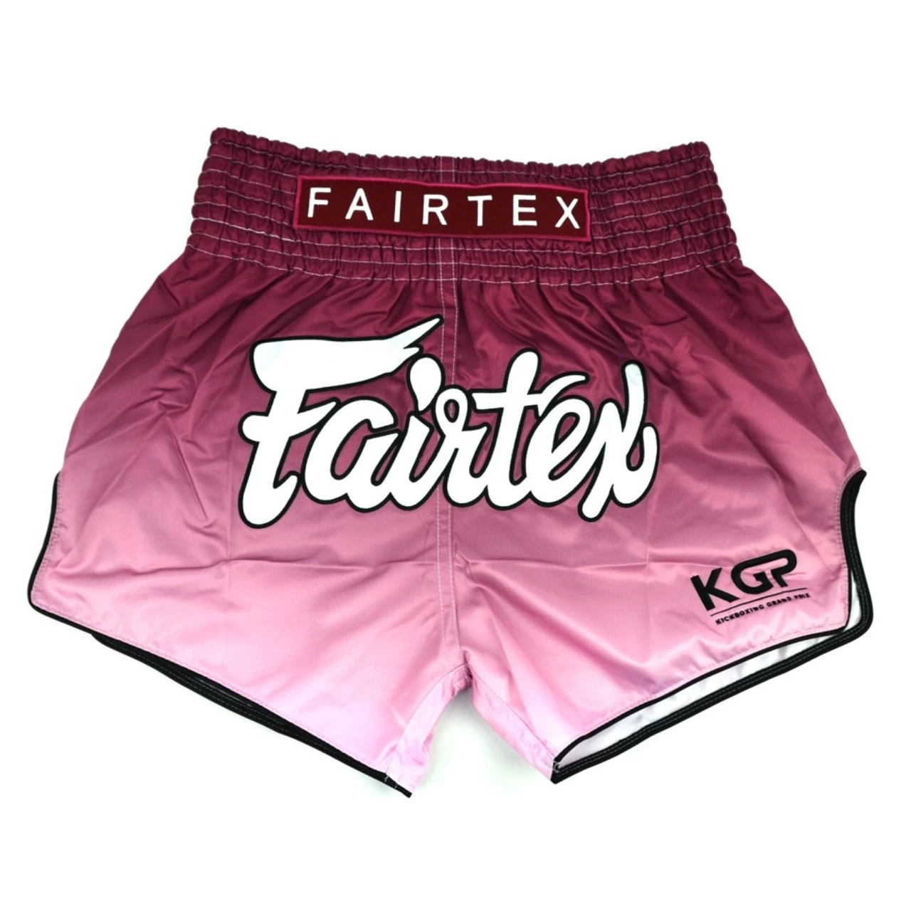 Fairtex X KGP Maroon Fade Muaythai Shorts 3 Fairtex X KGP Maroon Fade Muaythai Shorts - Image 3