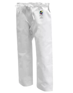 Adidas WKF Kigai Karate Trousers Hybrid Cut 12oz