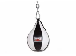 Pro Box Black White Leather Speedball