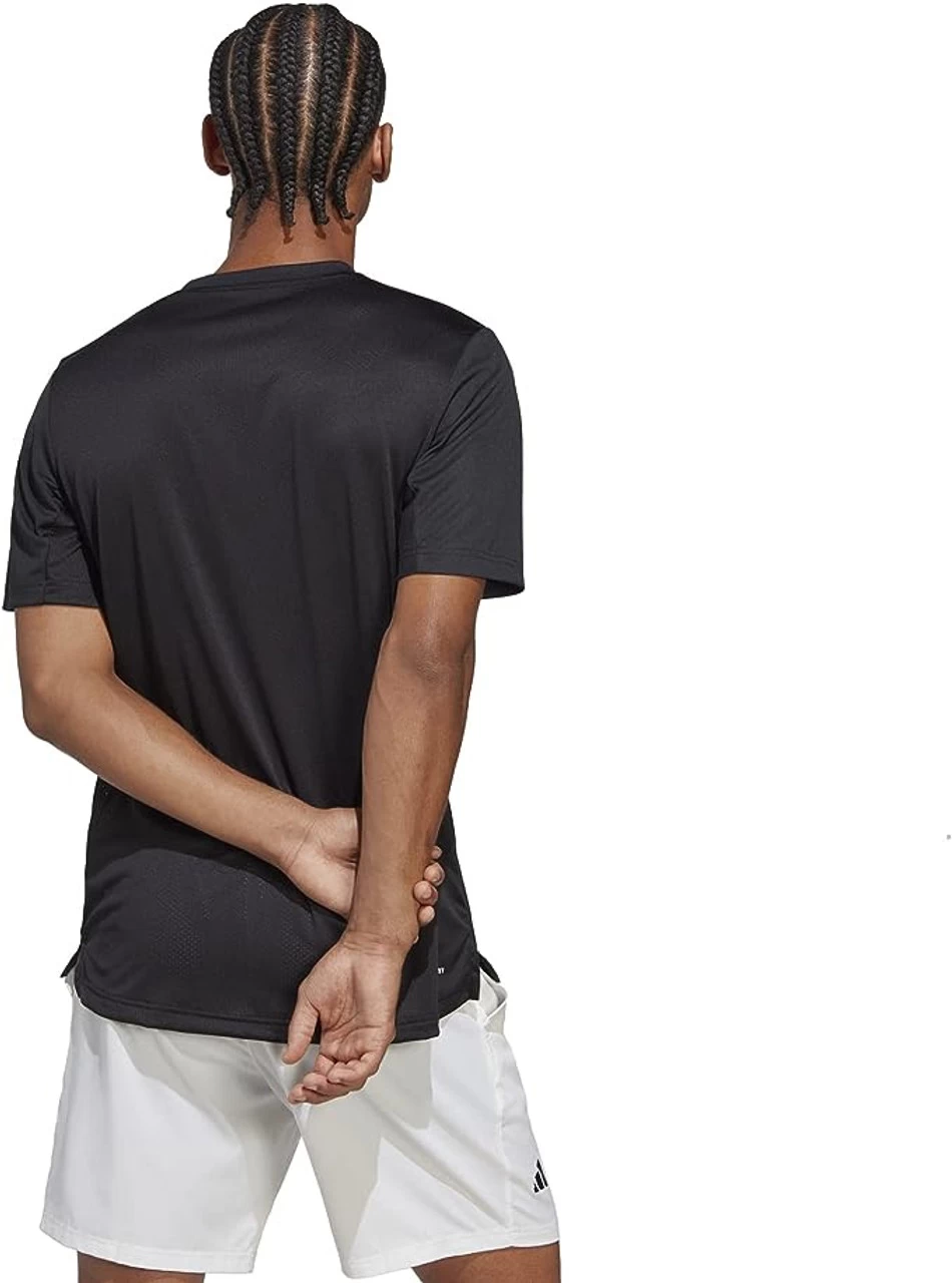 Adidas Club Sports Tee Black 3 Adidas Club Sports Tee Black - Image 3