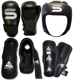 Spirit PU Closed Fingers Semi Contact Sparring Set