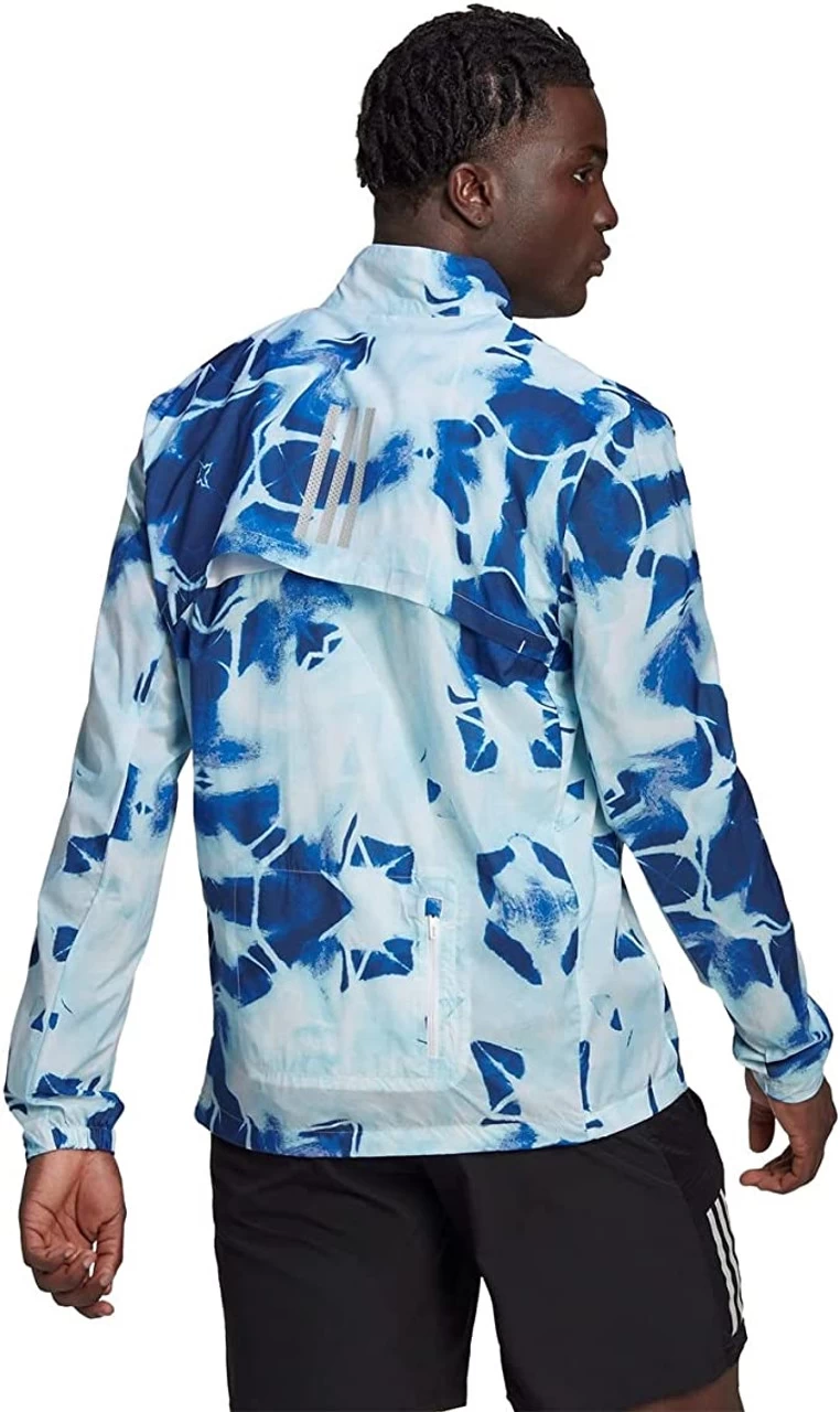 ADIDAS MARATHON JACKET WHITE ROYAL BLUE 3 ADIDAS MARATHON JACKET WHITE ROYAL BLUE - Image 3
