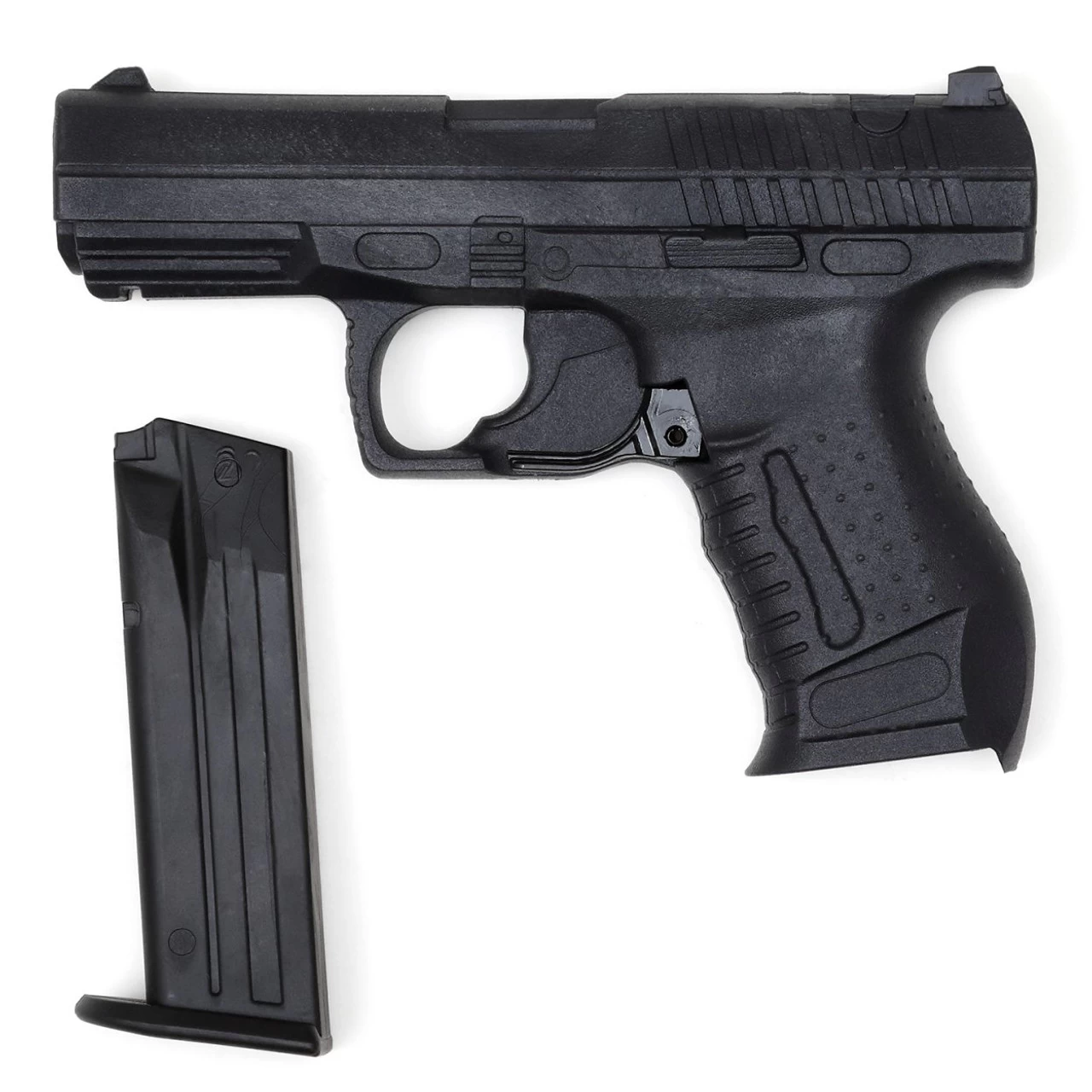 REALISTIC TP RUBBER GLOCK HAND GUN W/ REMOVABLE MAGAZINE 1 REALISTIC TP RUBBER GLOCK HAND GUN W/ REMOVABLE MAGAZINE