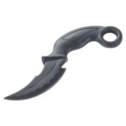 Black Polypropylene Rhinoceros Horn Training Knife