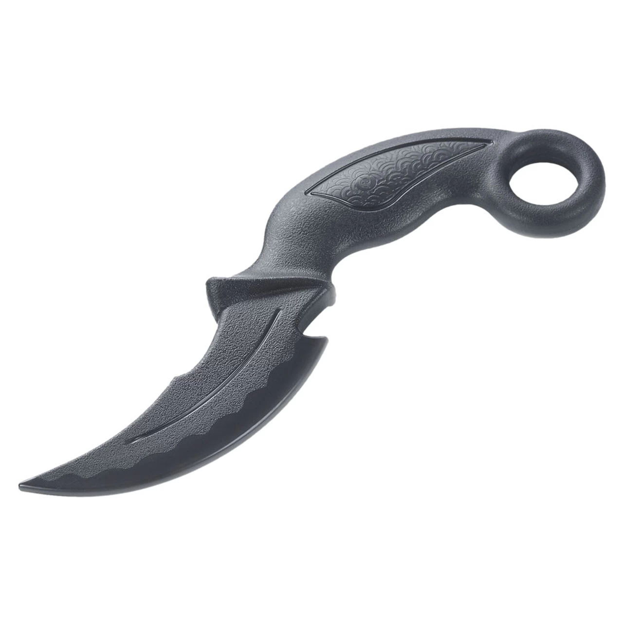 Black Polypropylene Rhinoceros Horn Training Knife 1 Black Polypropylene Rhinoceros Horn Training Knife