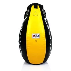 Fairtex Black-Yellow Super Teardrop Bag (FILLED) 38 - 40 Kg