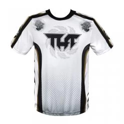 TUFF T Shirt White Rowel With Double Hanuman Head