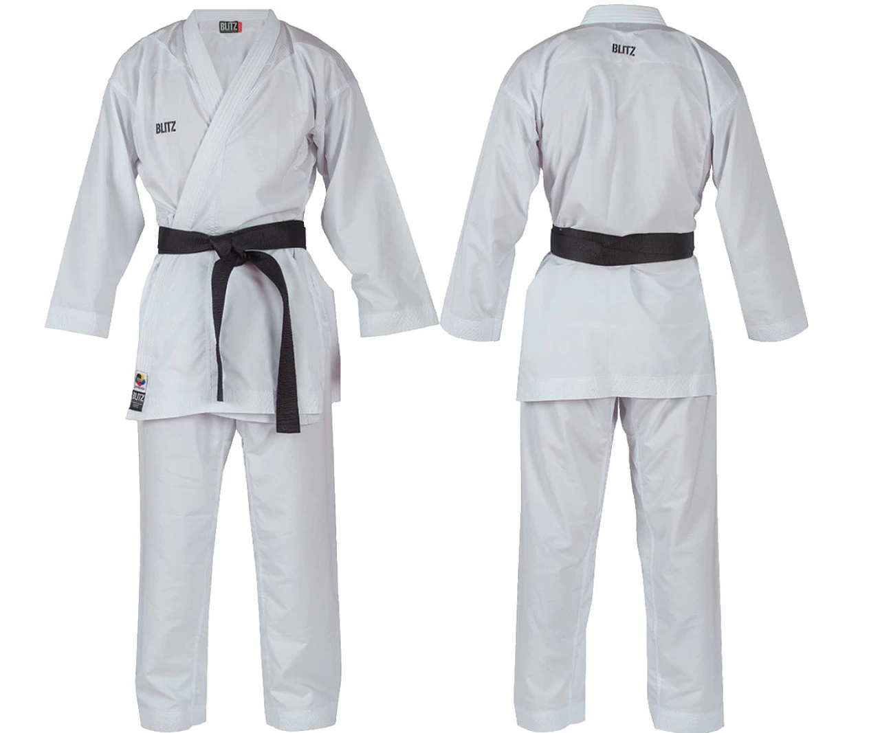 Blitz Competition Lite WKF Approved Kumite Karate Uniform 8oz 1 Blitz Competition Lite WKF Approved Kumite Karate Uniform 8oz
