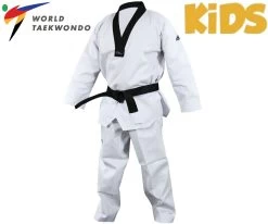 Adidas Kids WT Champion III Dobok Black Collar