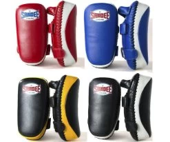 Sandee Curved Thai Leather Kick Pads
