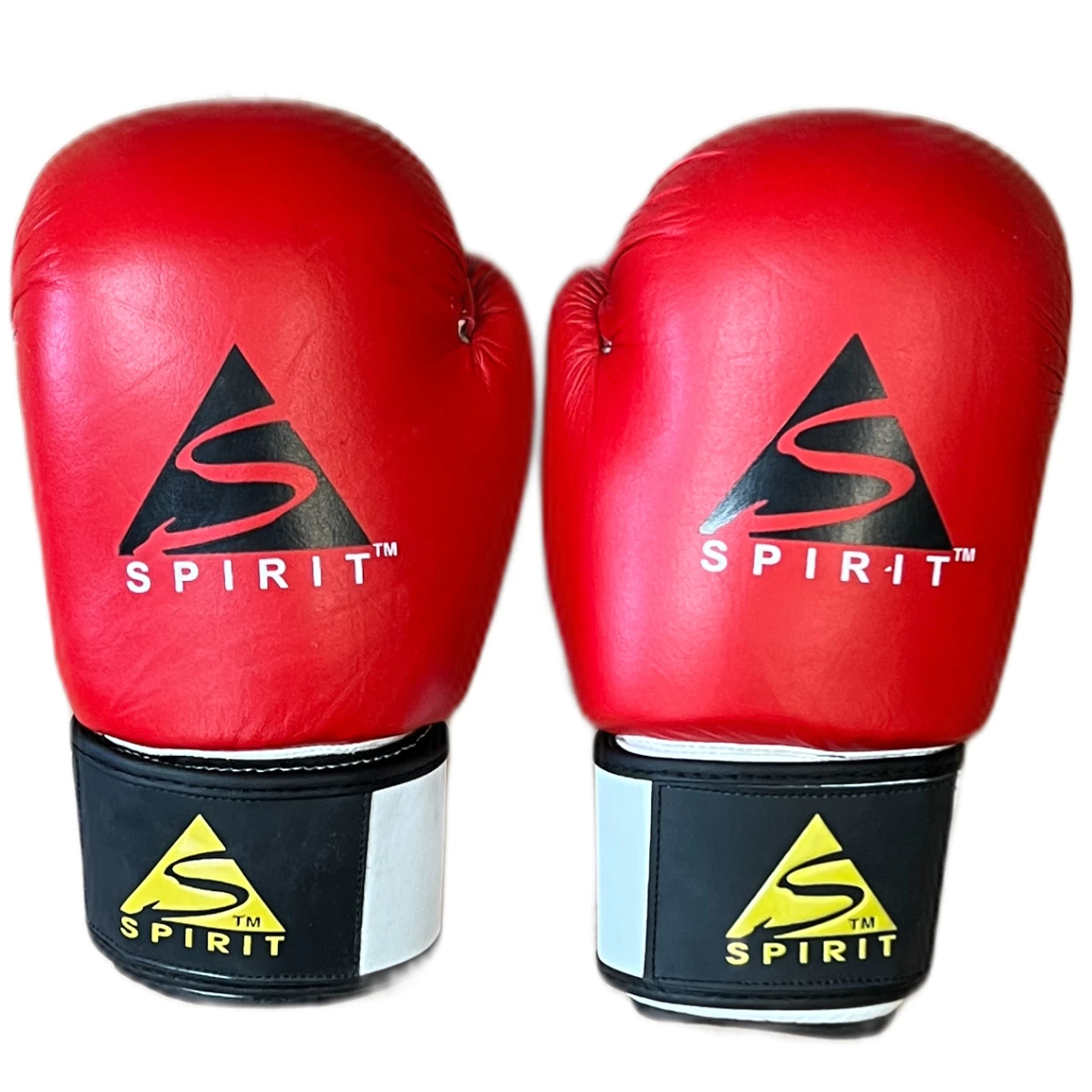 Spirit Red White Leather Boxing Gloves 1 Spirit Red White Leather Boxing Gloves