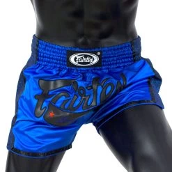Fairtex Royal Blue Slim Cut Muay Thai Shorts