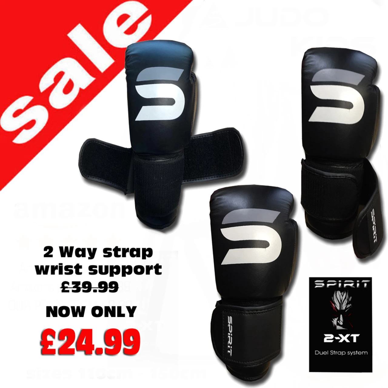 Spirit Sports Kids Leather Deluxe Boxing Gloves 5 Spirit Sports Kids Leather Deluxe Boxing Gloves - Image 5