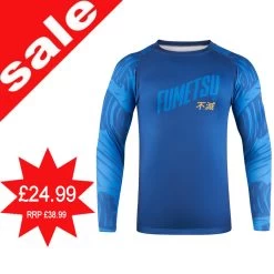 Fumetsu Waves MK2 Rash Guard Blue