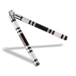 Bytomic Striped Chrome Competiton Nunchaku