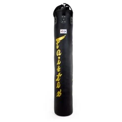 Fairtex Black-Gold 6ft Muaythai Banana Bag (FILLED) 36 - 42 Kg