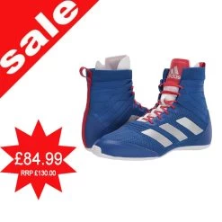 Adidas Speedex 18 Blue Silver Red Boxing Boots