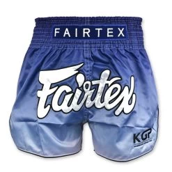 BS Fairtex X KGP Blue Fade Muaythai Shorts