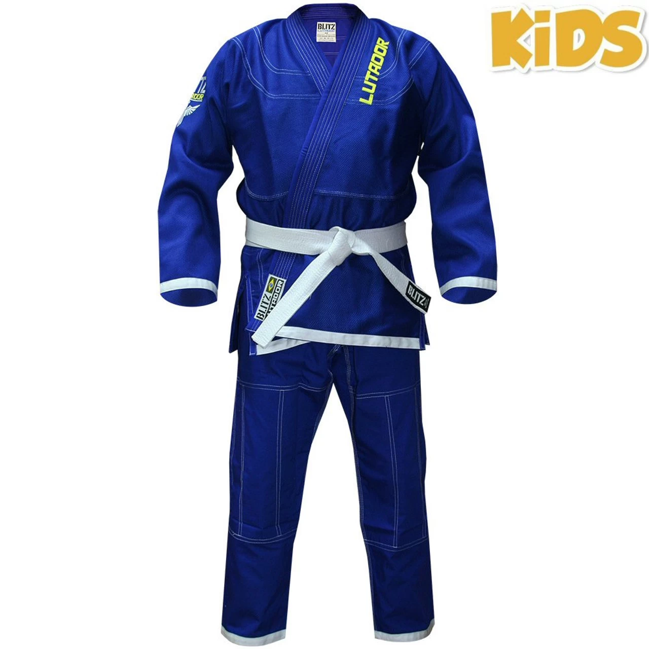 Kids Lutador Blue Brazilian Jiu Jitsu Gi 325g 2 Kids Lutador Blue Brazilian Jiu Jitsu Gi 325g - Image 2