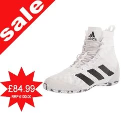 Adidas Speedex 18 White Black Red Boxing Boots