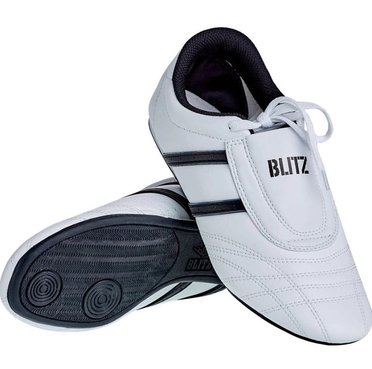 Blitz Adult Martial Arts Training Shoes White Black 1 Blitz Adult Martial Arts Training Shoes White Black