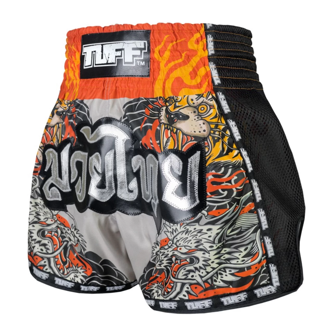TUFF Muay Thai Shorts New Retro Style The Japanese Yin-Yang 3 TUFF Muay Thai Shorts New Retro Style The Japanese Yin-Yang - Image 3
