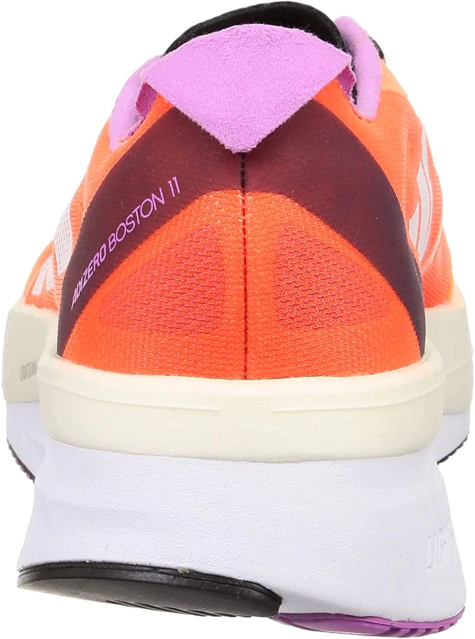 Adidas Men's Adizero Boston 11 M Running Shoes Orange 4 Adidas Men's Adizero Boston 11 M Running Shoes Orange - Image 4