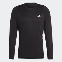 ADIDAS RUN ICONS 3 STRIPES LONG SLEEVE TOP