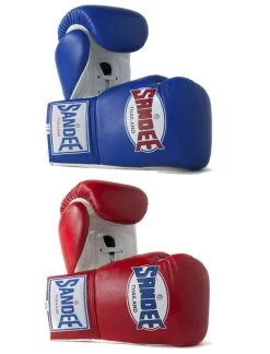 Sandee Leather Lace Up Boxing Gloves
