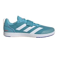 Adidas The Total Blue White Weightlifting Shoes