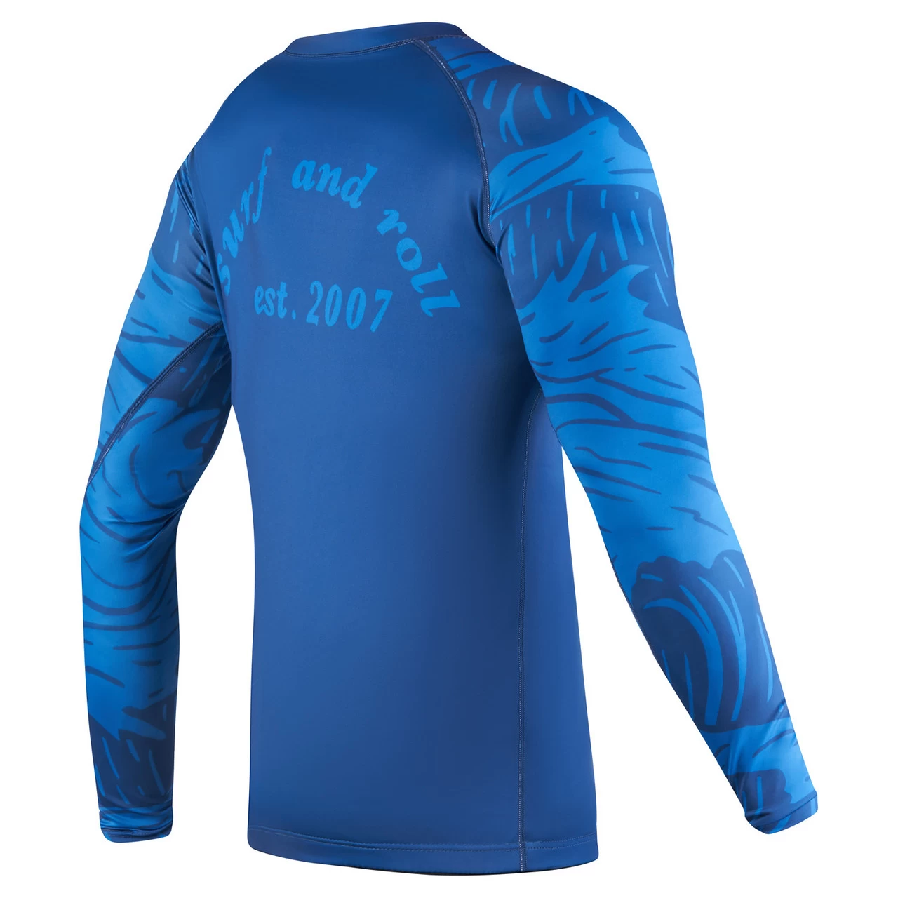 Fumetsu Waves MK2 Long Sleeve Rash Guard Blue 3 Fumetsu Waves MK2 Long Sleeve Rash Guard Blue - Image 3