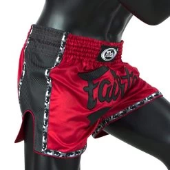 Fairtex Red Black Slim Cut Muay Thai Shorts 7 Fairtex Red Black Slim Cut Muay Thai Shorts -Boxing & Martial Arts Equipment Shop pqccxchwths 74227.1654520388