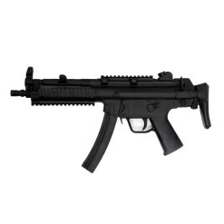 REALISTIC TP RUBBER SUB MACHINE TRAINING GUN BLACK E432 27"