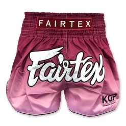 Fairtex X KGP Maroon Fade Muaythai Shorts