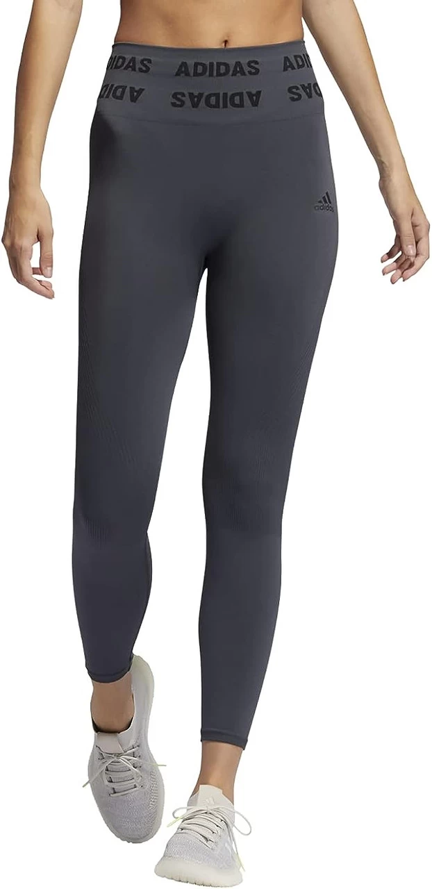 Adidas Aeroknit 7/8 Tight Women Grey 4 Adidas Aeroknit 7/8 Tight Women Grey - Image 4