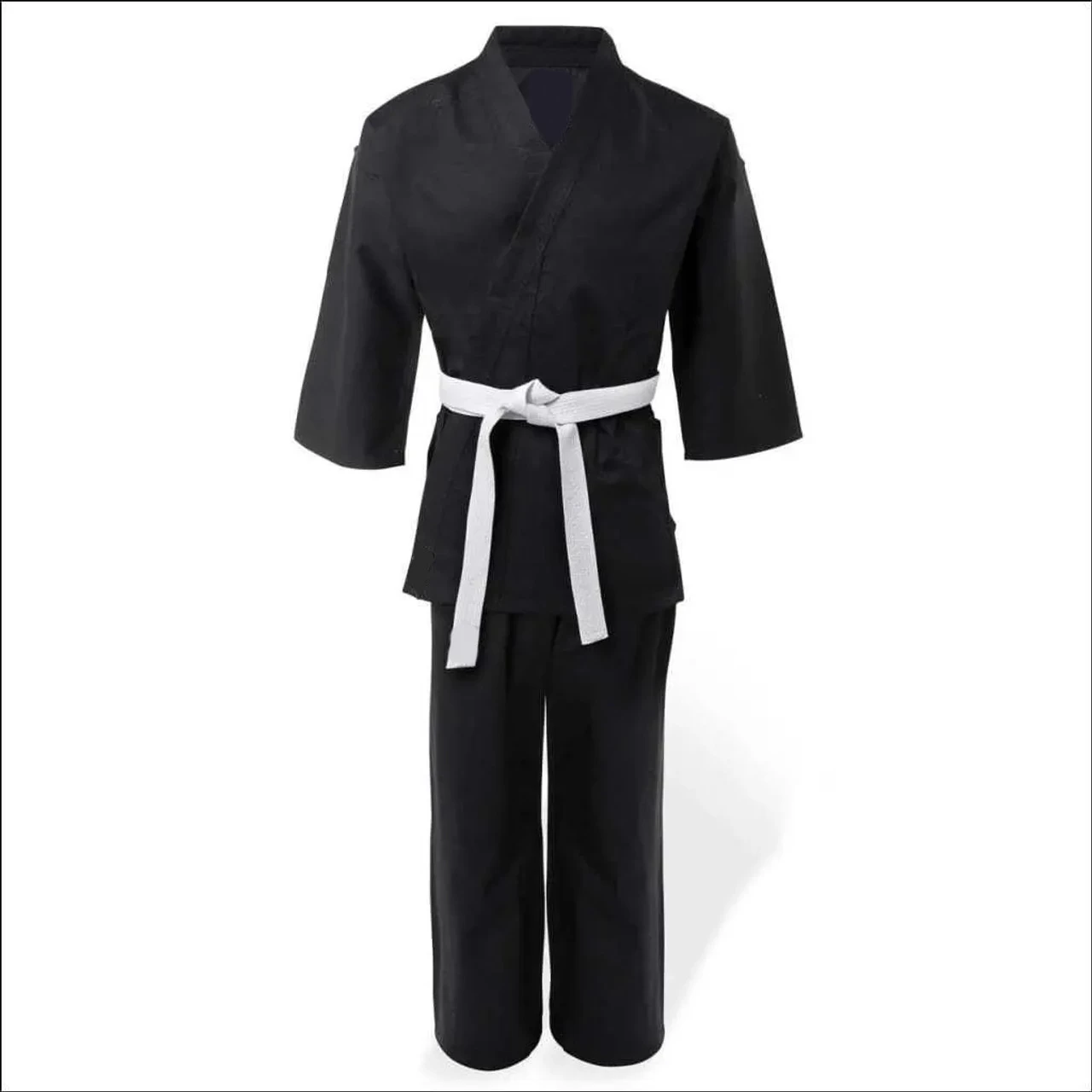 Kicksport Black Karate Uniform Kids 1 Kicksport Black Karate Uniform Kids