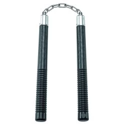 Black Polypropylene Full Contact Nunchaku