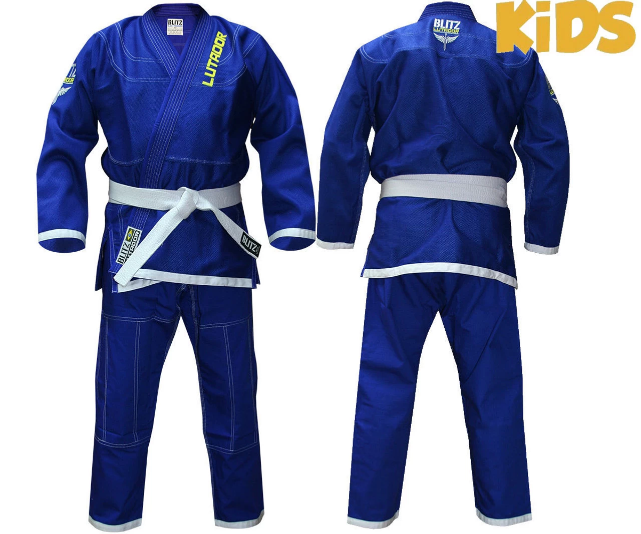 Kids Lutador Blue Brazilian Jiu Jitsu Gi 325g 1 Kids Lutador Blue Brazilian Jiu Jitsu Gi 325g