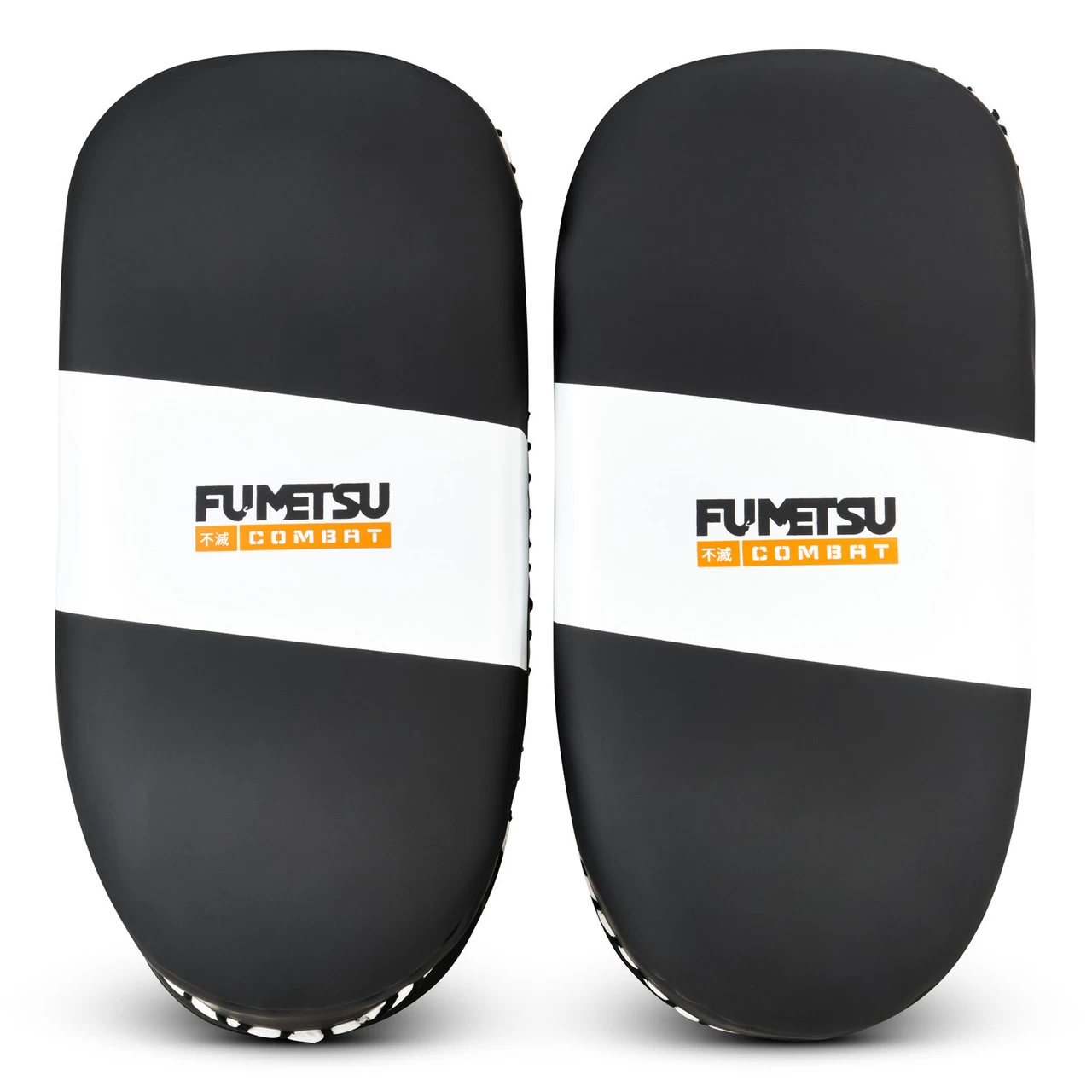Fumetsu Ghost Pro Thai Pads Black White - PAIR 2 Fumetsu Ghost Pro Thai Pads Black White - PAIR - Image 2