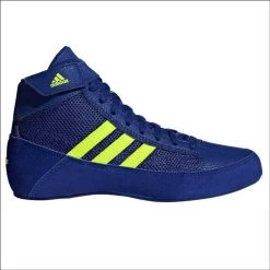Adidas Havoc Blue Yellow Wrestling Boots