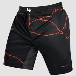 Fumetsu Kintsugi Fight Shorts Black Red
