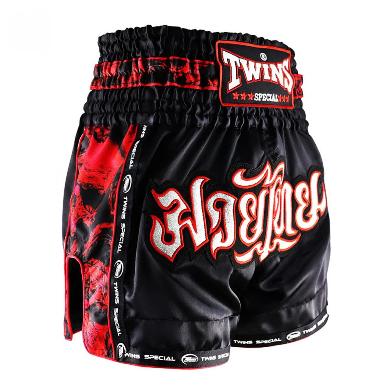 Twins Black Skull Muaythai Shorts 2 Twins Black Skull Muaythai Shorts - Image 2